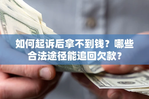 武汉如何起诉后拿不到钱？哪些合法途径能追回欠款？