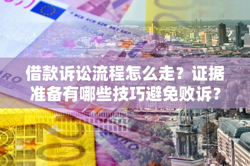 武汉借款诉讼流程怎么走？证据准备有哪些技巧避免败诉？