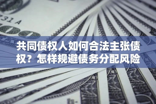 武汉共同债权人如何合法主张债权？怎样规避债务分配风险？