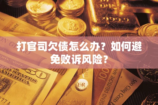 武汉打官司欠债怎么办？如何避免败诉风险？