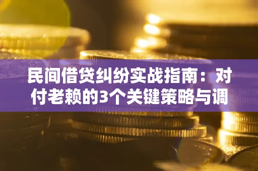 武汉民间借贷纠纷实战指南：对付老赖的3个关键策略与调解盲区解析