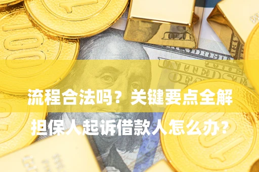 武汉

担保人起诉借款人怎么办？流程合法吗？关键要点全解析