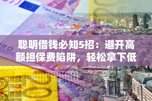武汉聪明借钱必知5招：避开高额担保费陷阱，轻松拿下低息贷款